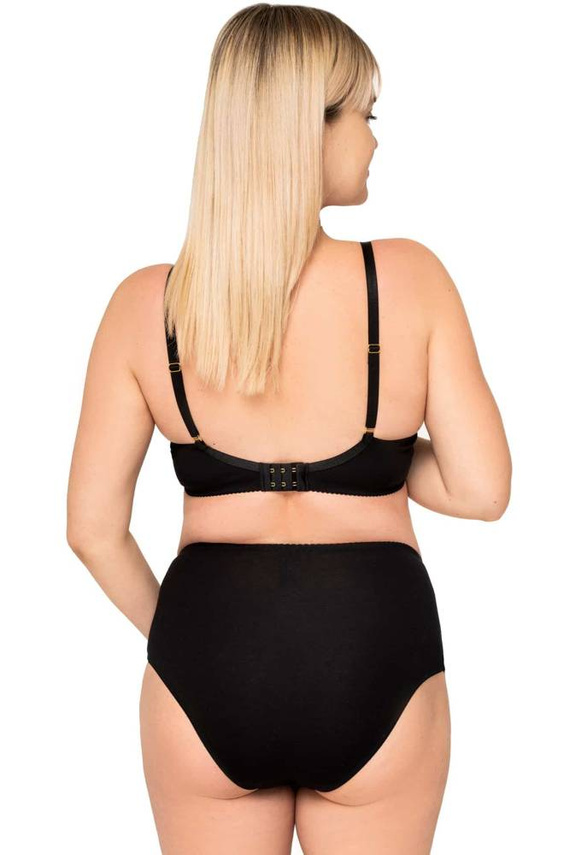 Allday Black miękki biustonosz do karmienia Momtobe czarny