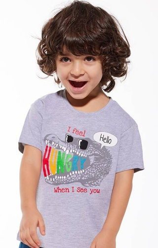 473/115 438/115 Hungry Piżama chłopięca Cornette melanż