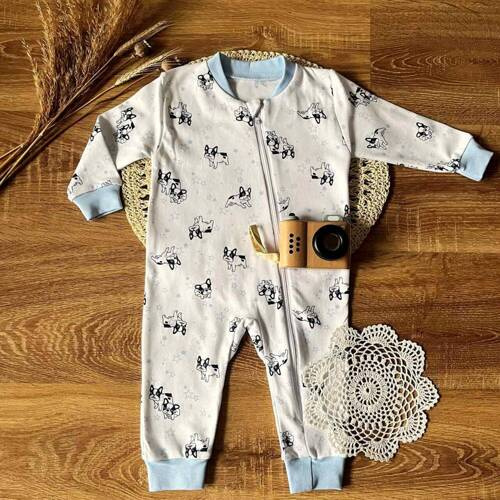 PS14541 Piesek Pajacyk niemowlęcy bez stópek Mamatti