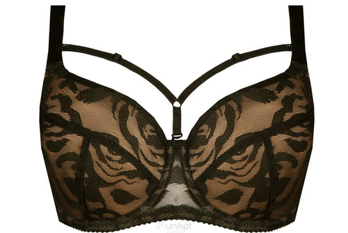 Tajla full cup biustonosz usztywniany Unikat czarny