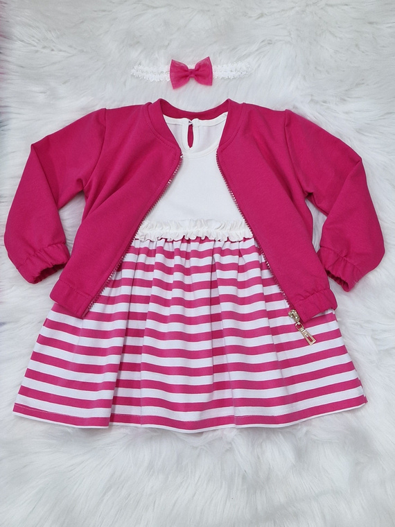 Gracja bluza bomberka dziecięca Bambarillo amarantowy