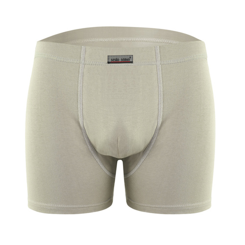 BM04 Lizard Bokserki męskie Sesto Senso - jasnobeżowy