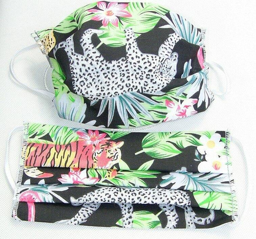 Maseczka maska ochronna na twarz Karo - szare koty