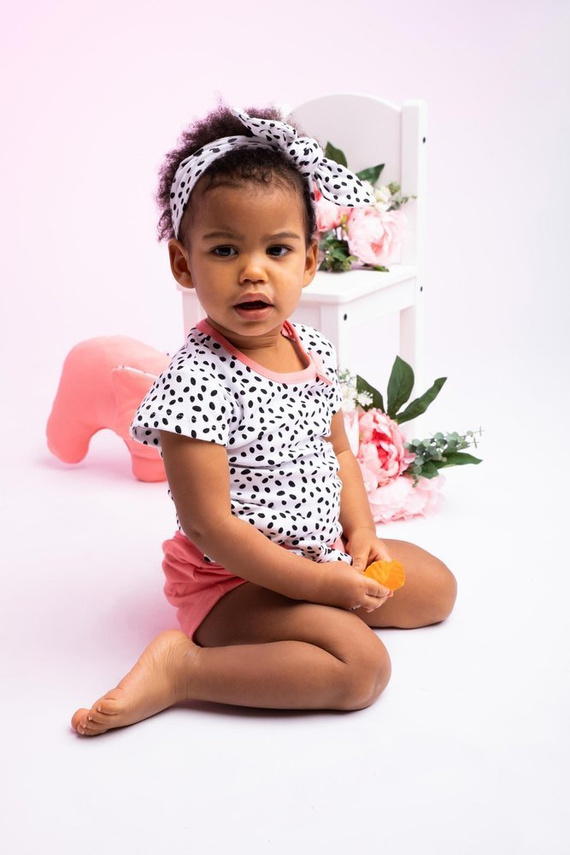 175064 Opaska niemowlęca "Alice" Nicol - kropki