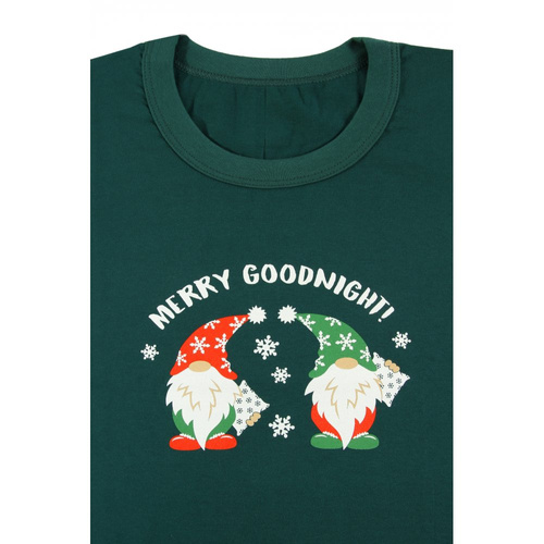 2576 Skrzat Piżama damska świąteczna Sesto Senso zielony