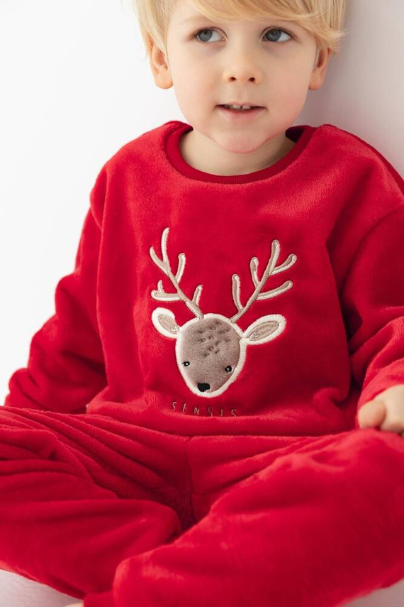 Harriet Kids Piżama dziecięca Sensis -czerwony