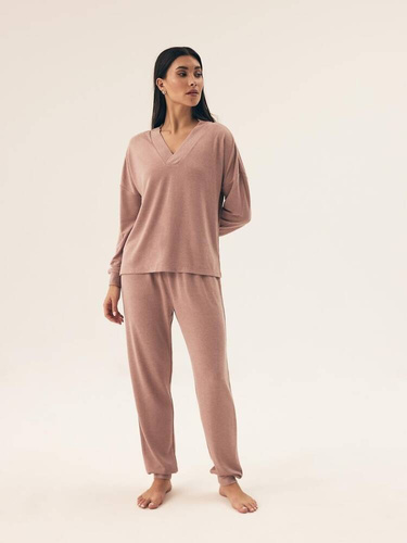 43017 Boar Piżama Damska Henderson - dusty rose