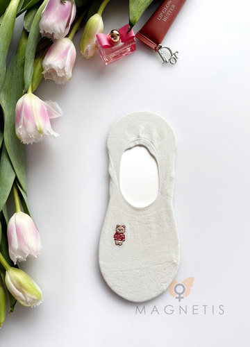 Magnetis YN-251132 – baleriny damskie z wiskozy z silikonem