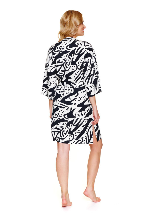 7311 Szlafrok damski Doctor Nap La Palma – wiskoza, modny print