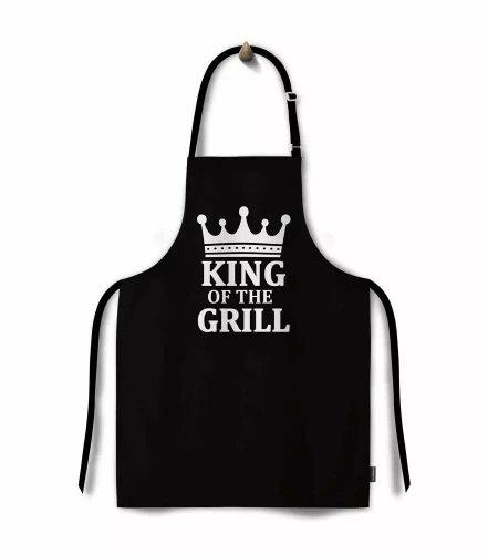 King of the grill fartuch kuchenny Domarex czarny