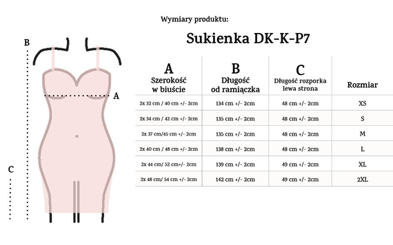DK-K-P7 Sukienka bawełniana DKaren - zielony