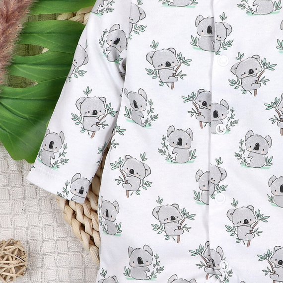ABN-5206 Pajac niemowlęcy Nini Sweet Koala 100% bawełna organiczna