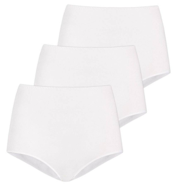 148-3 Classico Wielopak figi z wysokim stanem Teyli - biały