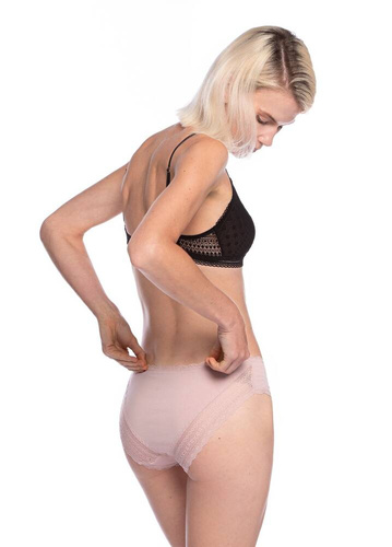 L-1538 BI A'2 Figi Damskie Lama fioletowy różowy