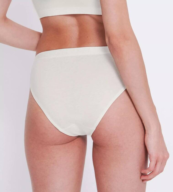 Casual High leg Figi Damskie 2-pak Sloggi GO - silk white