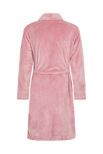 Elen Szlafrok damski polarowy ByShelly - brudny róż