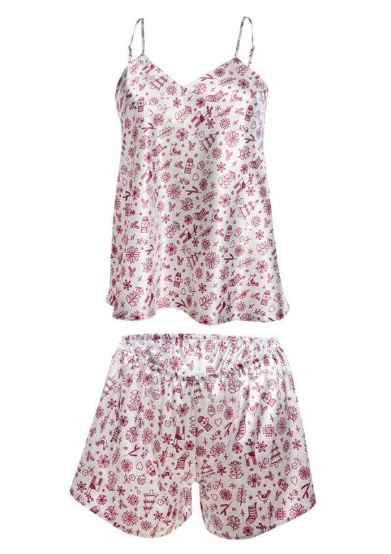 DK-KK Christmas Komplet Damski Piżama DKaren - wzór 013