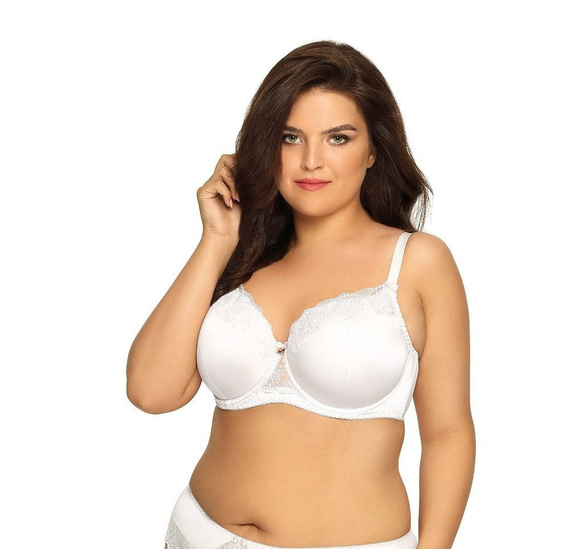 1924 Maxi Usztywniany Biustonosz Ava biały