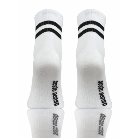 SKB05 Skarpety sportowe krótkie Sesto Senso biały 