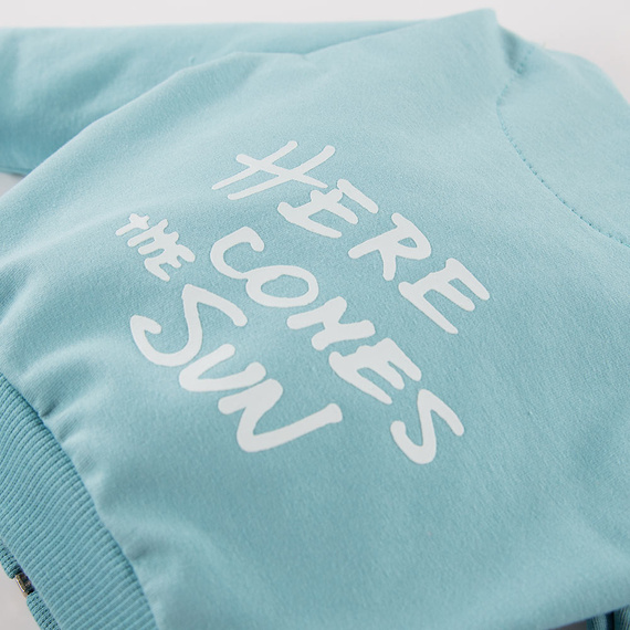 Sahara Bluza dresowa rozpinana Eevi- niebieski