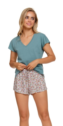 5284 Piżama Damska Doctor Nap - mineral (zielony)