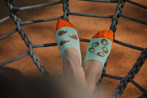 Balerinki/Mokasynki Męskie/Damskie Kiwi Spox Sox multicolor