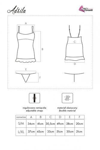 Adsila LC 30098 Komplet bielizny LivCo Corsetti Fashion