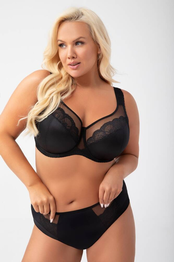 K 441 LUISSE biustonosz miękki Gorsenia - czarny 