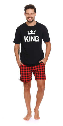 9952 Piżama Męska Doctor Nap - red