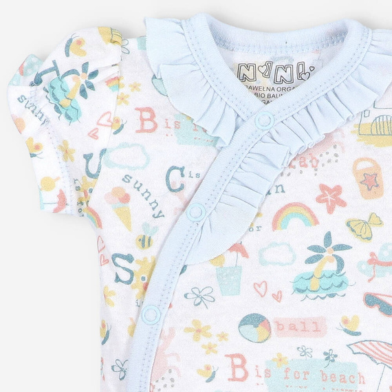 Sunny Body kopertowe z bawełny organicznej Nini druk