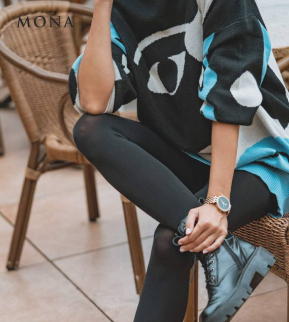 Soft 3D Rajstopy damskie Mona 60den - black