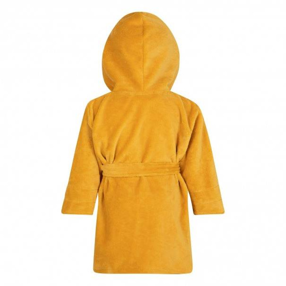 Bamboo Szlafrok dziecięcy bambusowy ByShelly - musztardowy
