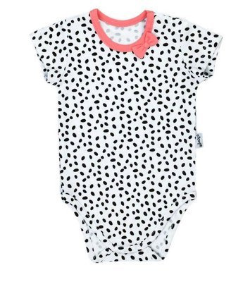 175095 Body z krótkim rękawem "Alice" Nicol - kropki