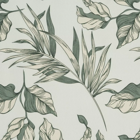 Pościel kwiatowa Donna Design 91 dwustronna miękka z zamkiem elegancka zielona