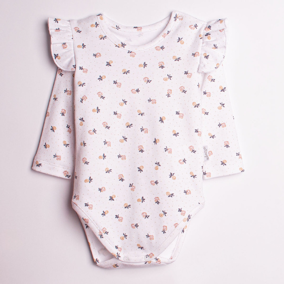 Body bawełniane dla dziewczynki z długim rękawem 220097 Nicol