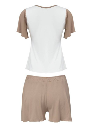 Alana Komplet Piżama Damska DKaren - Cappucino