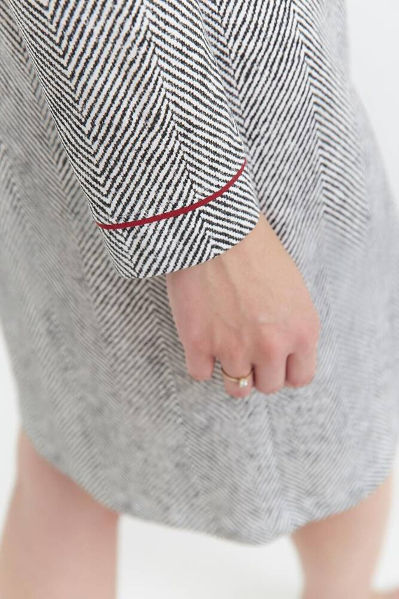 409 Koszula Nocna Cana -grafitowy