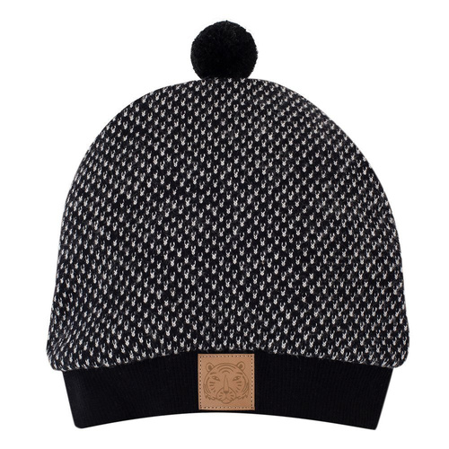 Le Tigre Czapka prążkowana Pinokio - czarny