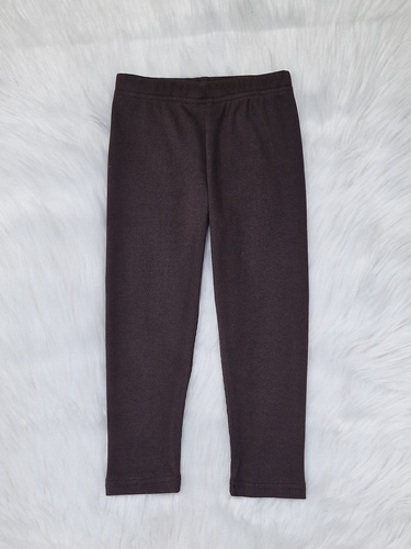Rozalia legginsy prążek Bambarillo czekoladowy – prążkowana dzianina, bawełna z elastanem