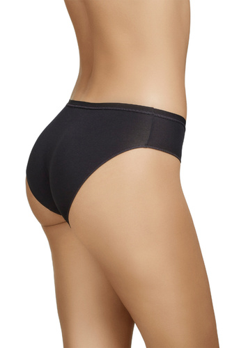 Figi bikini Selene 400 czarne dwupak bawełniane klasyczne