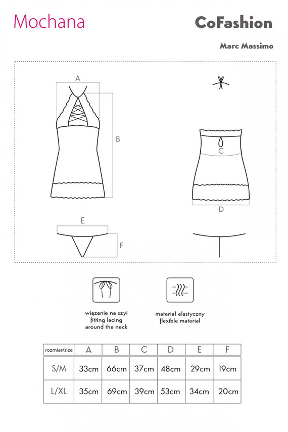 Mochana CF 90475 Komplet damski CoFashion Marc Massimo