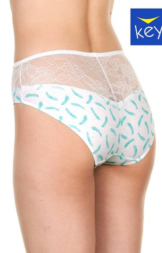 LPC 971 A22 Figi damskie Key miętowy-biały