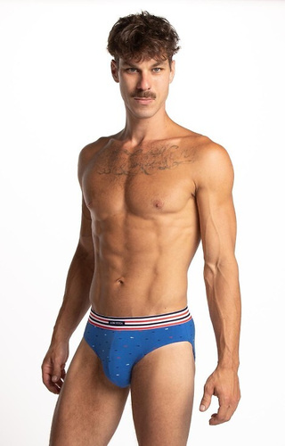 M-1065 Slipy męskie Lama 2-pak, bawełna z elastanem, wygodne i trwałe