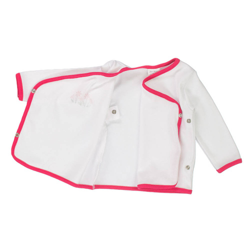 Kwiatki koszulka niemowlęca Martex różowy