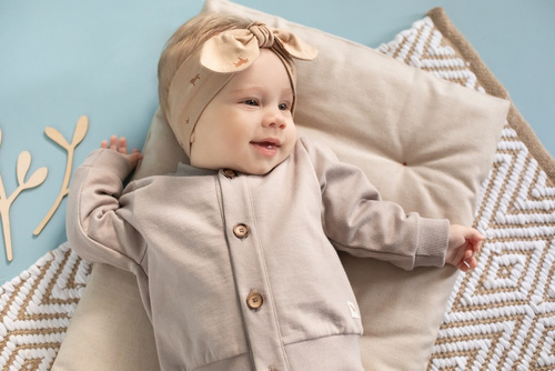 Wooden Pony Opaska Dziecięca Pinokio - brąz druk