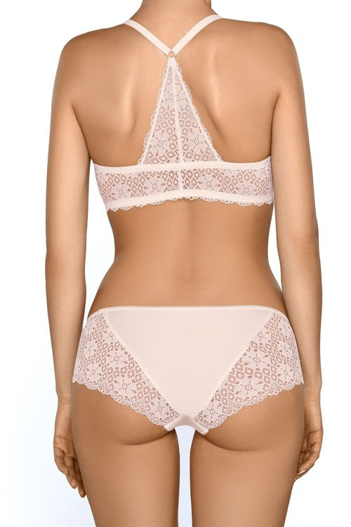 Valerie F Biustonosz push-up Nipplex kremowy