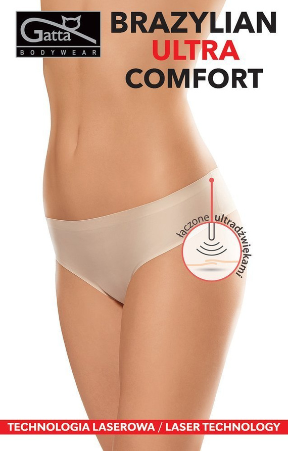 41592 Brazylian Ultra Comfort Figi bezszwowe Gatta- czarny