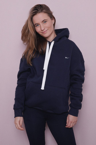 MI° hoodie bluza z kapturem Misimi - granat