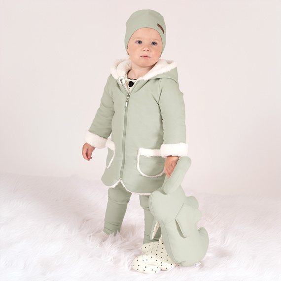 208201 Legginsy "Lizy" Nicol - oliwkowy