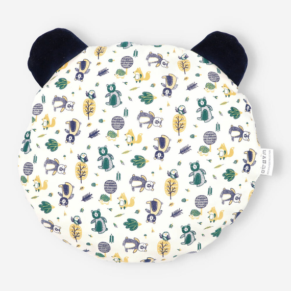 LUL-0050 Kocyk niemowlęcy z poduszką Luli Lu - granatowy 